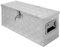 ECD Germany Alu Werkzeugkasten 73 x 24 x 32 cm - abschließbar - Werkzeugkoffer Werkzeugkiste Werkzeugbox Alukiste Kiste Alubox Transportbox Transportkiste Deichselbox Truckbox Box