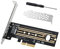 MZHOU M.2 NVME SSD auf PCIe 4.0 x4 Adapter, Unterstützt M2 NGFF PCI-e 3.0, 2.0 oder 1.0 Controller Erweiterungskarte (2230 2242 2260 2280 2211M.2 SSD)