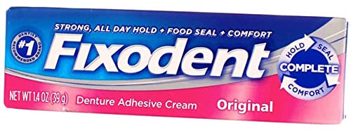 Fixodent Denture Adhesives Cream, Original - 45 ml (Pack of 6)