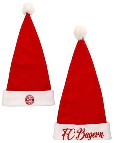 FC Bayern München Weihnachtsmütze Nikolausmütze Zipfelmütze Mütze FCB