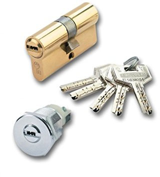 Ezcurra M38874 - Cilindro de seguridad laton ds15/70 centrado