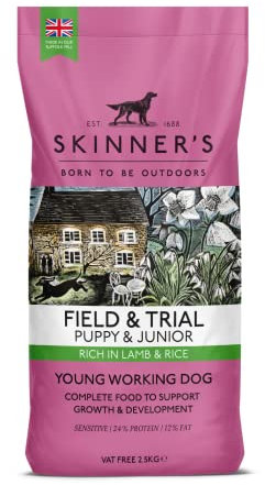 Skinner's Field & Trial Complete Dry Hypoallergenic Puppy Food Lamb and Rice, 2.5 kg