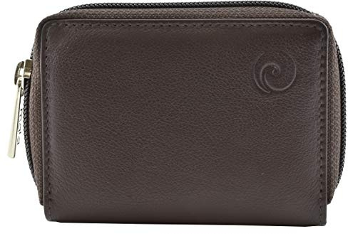 Mala Leder Origin-Kollektion, Kreditkartenhalter Kreditkartenetui, mit RFID-Schutz 552_5 Braun