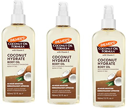 Palmer's Coconut Oil Formula Body Oil, 5.1 oz ( Pack of 3 )