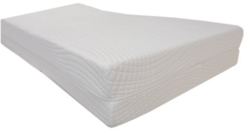 Dibapur Orthopädische 9 Zonen Kaltschaummatratze HR RG 50, 100cm x 190cm x 18cm Kern mit Doppeltuchbezug ca. 20cm Härtegrad: H3 (ab 85kg) Superior
