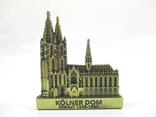Köln Cologne Dom 3D Metall Fridge Magnet 8 cm Souvenir Germany,edel,bronzef.