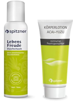 Spitzner Acai-Yuzu Duschschaum (150 ml) und Körperlotion (200 ml)