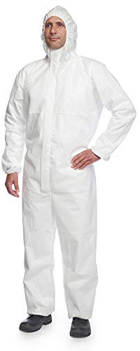 DuPont ProShield 20 Combinaison de protection à capuche catégorie III, type 5 et 6 Blanc Taille XL