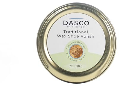 Dasco Wax Shoe Polish – Neutral 50 ml | Traditional Wax Polish for Leather Shoes