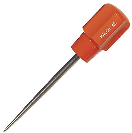 Malco A2 USA Made Large Grip Scratch Awl, 1/4