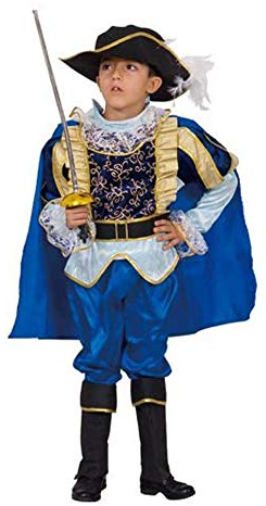 Dress Up America Adelskostüm Für Jungen – Musketier-Verkleidung Für Kinder – Rollenspielkostüm Für Kinder, Blau