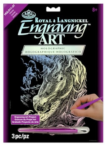 Royal and Langnickel Holographic Engraving Art, Unicorns