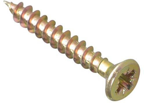 Forgefix MPS4535Y - Tornillo para madera (tamaño: 4.5 x 35mm)