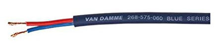 Van Damme Professional Blue Series Studio Grade 2 x 0.75 mm (2 core) Twin-Axial Speaker Cable 268-575-060 2 Metre / 2M