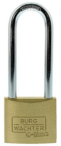 Burg-Wächter C-Line 222 HB 30 45SB Vorhängeschloss, Messing, 5 mm Bügelstärke