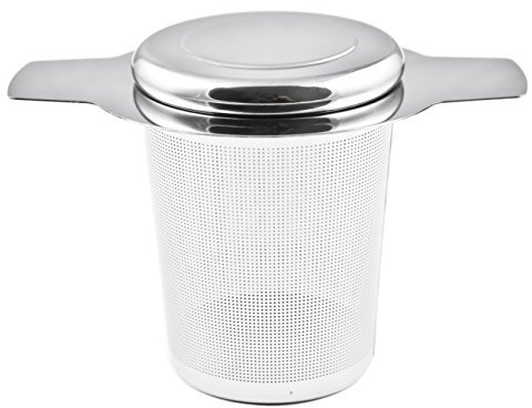 Zoie + Chloe Extra Fine Stainless Steel Tea Infuser - Brew-in-Mug Loose Leaf Mesh Strainer Filter