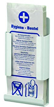 ALLCARE 8270 MediQo-line MQHBPA P Hygienebeutel Spender für Papierhygienebeutel Weiß