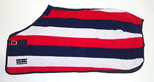 HKM 550818 Abschwitzdecke fashion stripes mit Kreuzgurt, L