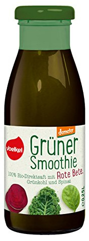 Voelkel Smoothie Grünkohl & Spinat Mango Rote Bete - Bio - 0,25l x 6-6er Pack VPE