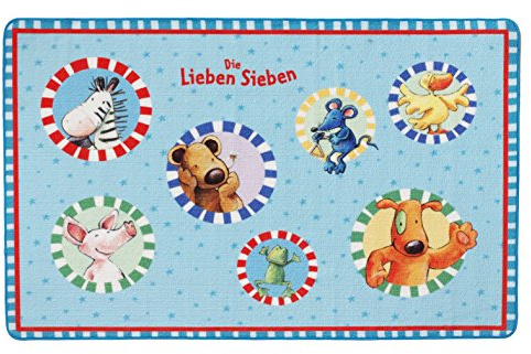 Die Lieben Sieben LS-202 Druckteppich, 100 x 160 cm