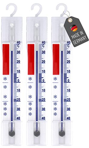 Lantelme nevera termómetro conjunto de 3 congelador, vino nevera termómetro cocina refrigeración 4883