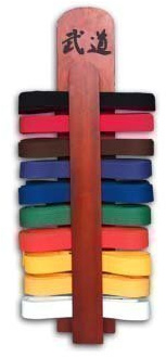 Playwell Kampfsport Budo Kanji 10 Gürtel Display Ständer