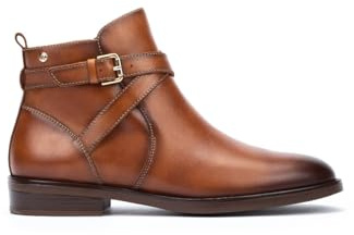 Pikolinos Flache Stiefeletten in Leder ROYAL für Frauen Farbe Marrón