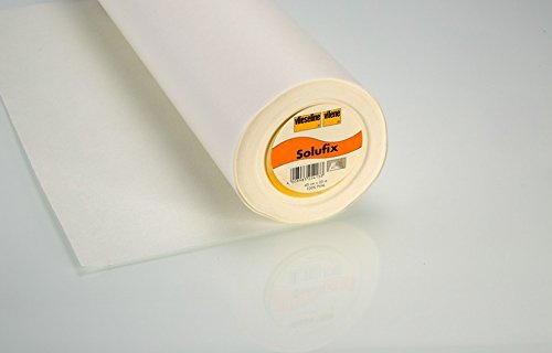 Vilene 45 cm Solufix wasserlösliche Stickerei-Rückseite, weiß, Meterware