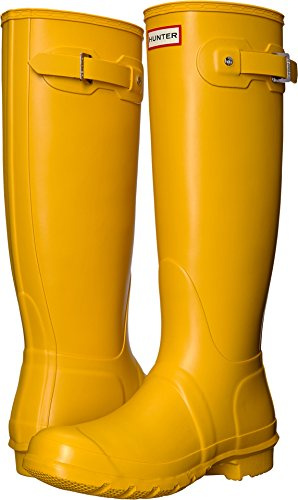 Hunter Wellington Boots, Botines Mujer, Amarillo (Yellow/ryl), 36 EU