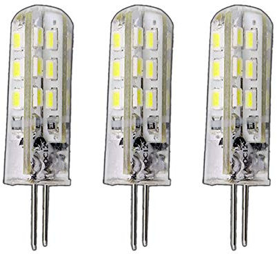 3x Stk. Dimmbare G4 mit 1,5 Watt warmweiß 12V DC Leuchtmittel dimmbar