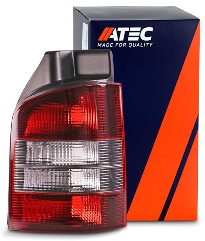 ATEC Germany 1x Heckleuchte rechts Blinker rauchgrau Kompatibel mit VW MULTIVAN T5 (7HM, 7HN, 7HF, 7EF, 7EM, 7EN), TRANSPORTER T5 Bus (7HB, 7HJ, 7EB, 7EJ), TRANSPORTER T5 Kasten (7HA, 7HH, 7EA, 7EH)