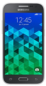 Samsung Galaxy Core Prime Value Edition Smartphone débloqué 4G (Ecran : 4,5 pouces - 8 Go - Simple MicroSIM - Android 5.1 Lollipop) Charcoal Gray