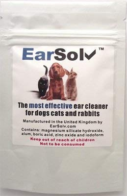 EarSolv™ 20g Cleans Out Ear Wax, Yeast And Mites In Dogs, Cats And Rabbits. ** 100% GUARANTEED **
