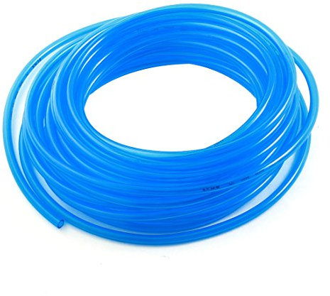 Gaz pneumatique 4 mm Diamètre intérieur Diamètre extérieur 6 mm PU Tube Line Tuyau 10 m Bleu clair
