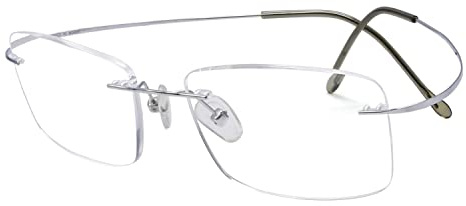Eyekepper Titan randlose Lesebrille Leser Maenner Silber
