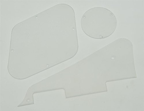 KAISH Transparente LP Pickguard-Rückplatte für Epiphone Les Paul