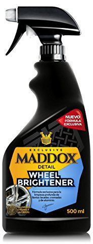 Maddox Detail - Limpiador de Llantas sin Ácido | Desengrasa, Limpia y Abrillanta en una Sola Aplicación | Protección Duradera contra Clima y Suciedad | Resultados Inmediatos | Wheel Brightener 500ml