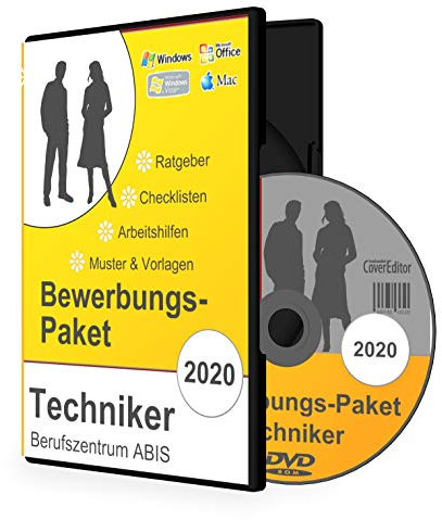 Bewerbungspaket TECHNIK: Bewerbungs-Ratgeber, Checklisten und 20 komplette Musterbewerbungen für Techniker/Technikerinnen als MS-Word-Dateien auf CD-ROM