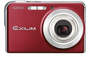 Casio EXILIM EX-S880 RD Digitalkamera (8 Megapixel, 3-Fach Opt. Zoom, 7,1 cm (2,8 Zoll) Display) dunkelrot