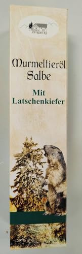 1x Murmeltieröl Salbe 200ml vom Pullach Hof, Salbe mit Murmeltieröl und Latschenkiefer, wohltuend, regenerierend und pflegend, zur Massage von Schulter und Rücken