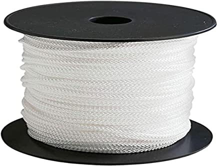 WERKA PRO, Tresse en polypropylène de 3 mm de diamètre et 100 mètres de longueur, idéale pour applications terrestres et maritimes, résistance de 100 kg, couleur blanche.
