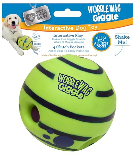 Wobble Wag Giggle Allstar Innovations Ball, Dog Toy, As Seen on TV
