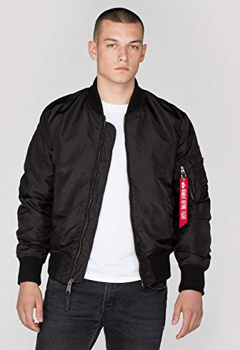 Alpha Industries Ma-1 TT Chaqueta Bomber, Negro (Black 03), XXXL para Hombre