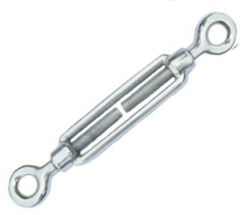 10mm Eye to Eye Straning Screw Turnbuckle (Galv) Rigging Screw, Barrel Strainer