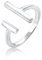 Elli Ring Damen Geo Stab Minimal in 925 Sterling Silber