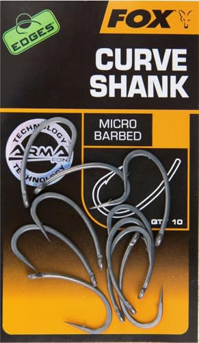 Fox Edges Armapoint Curve Shank Hooks - 10 Karpfenhaken