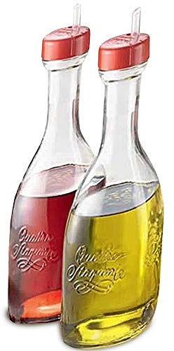 Quattro Stagioni Aceite De Oliva & Vinagre Set De Regalo por Bormioli Rocco