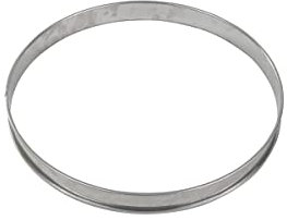 Cercle à tarte - inox - bord roulé - épaisseur 4/10ème - Ø220 mm h20 mm