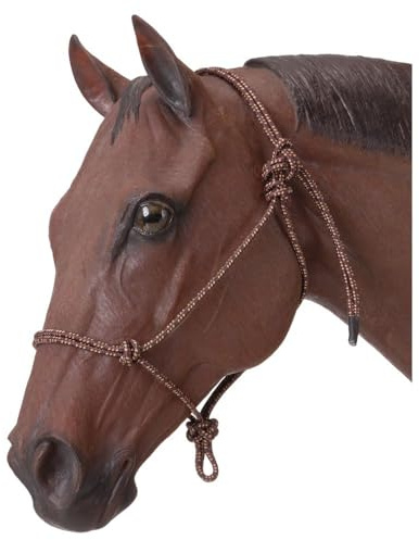 Tough1 Poly Rope Halter - Brown