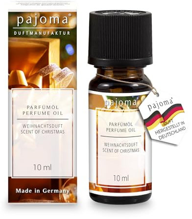 pajoma® Duftöl 10 ml, Zimt-Orange, Weihnachtsöl/Weihnachtsduft | feinstes Parfümöl für Aromatherapie, Duftlampe, Diffuser | Premium Qualität